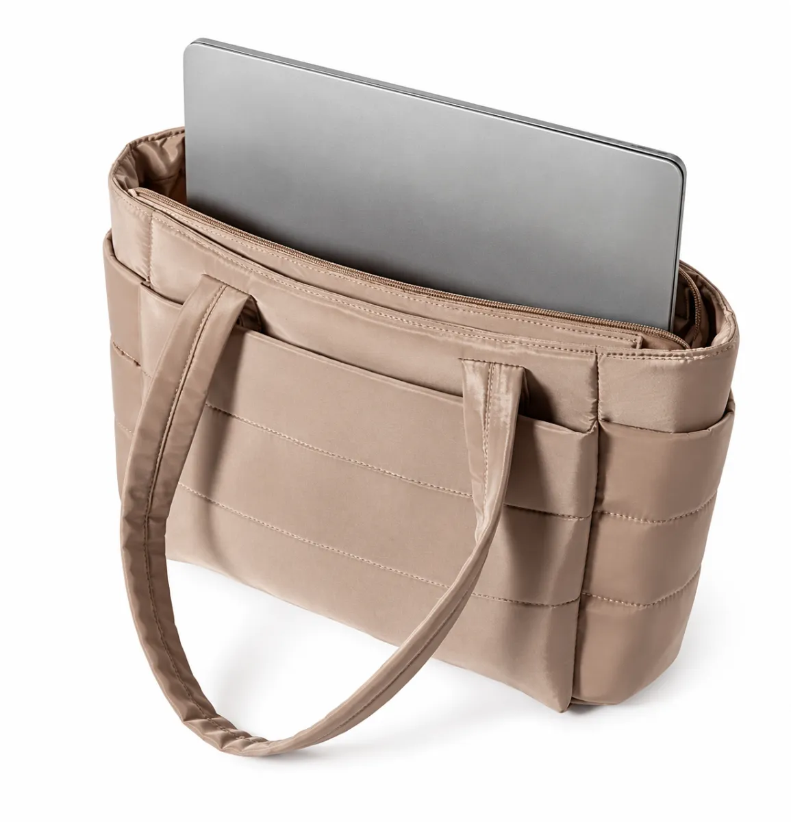Padded Travel Tote with Laptop Sleeve BSS-TT-003 product view