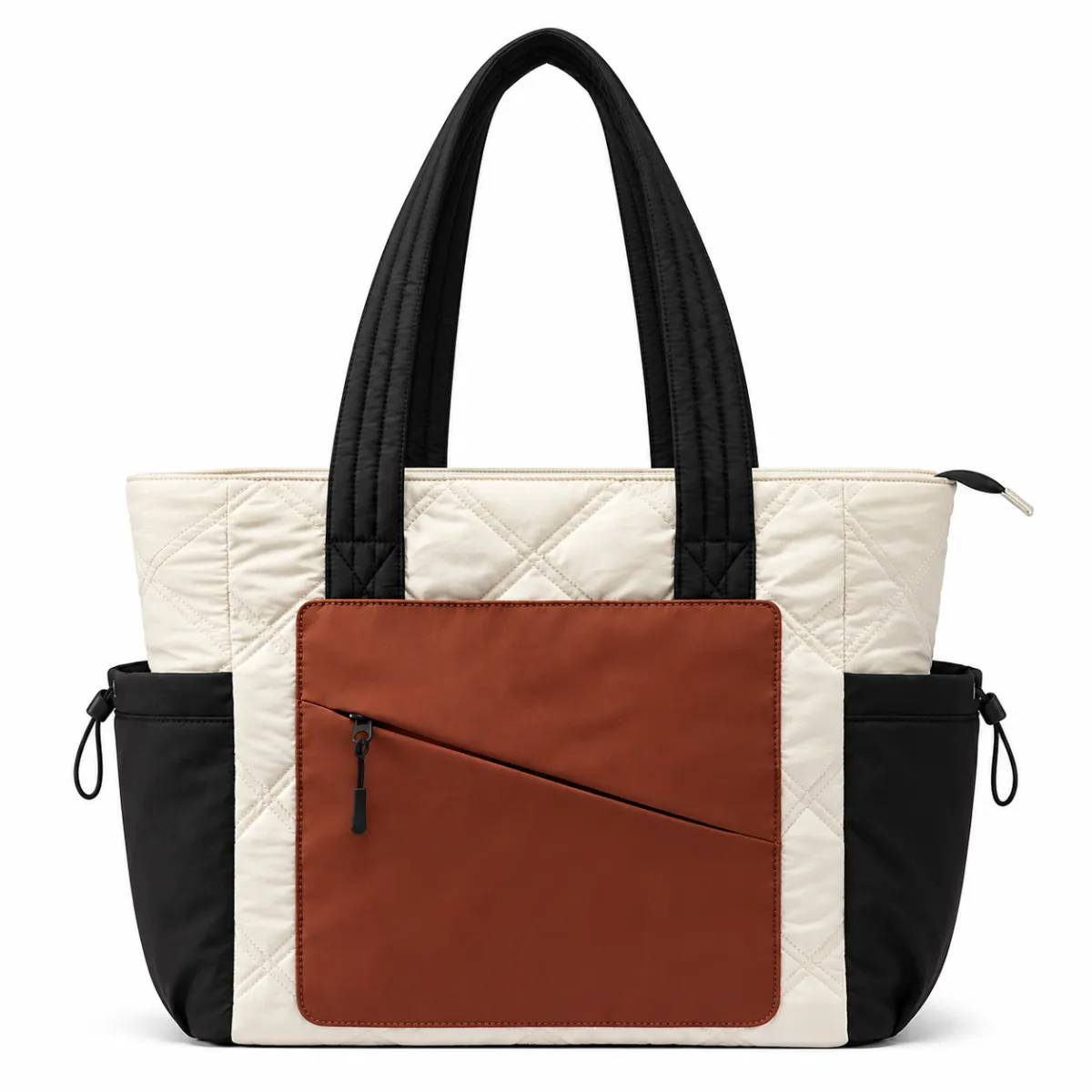 Quilted Travel Tote Bag with Laptop Compartment BSS-TT-013 product view