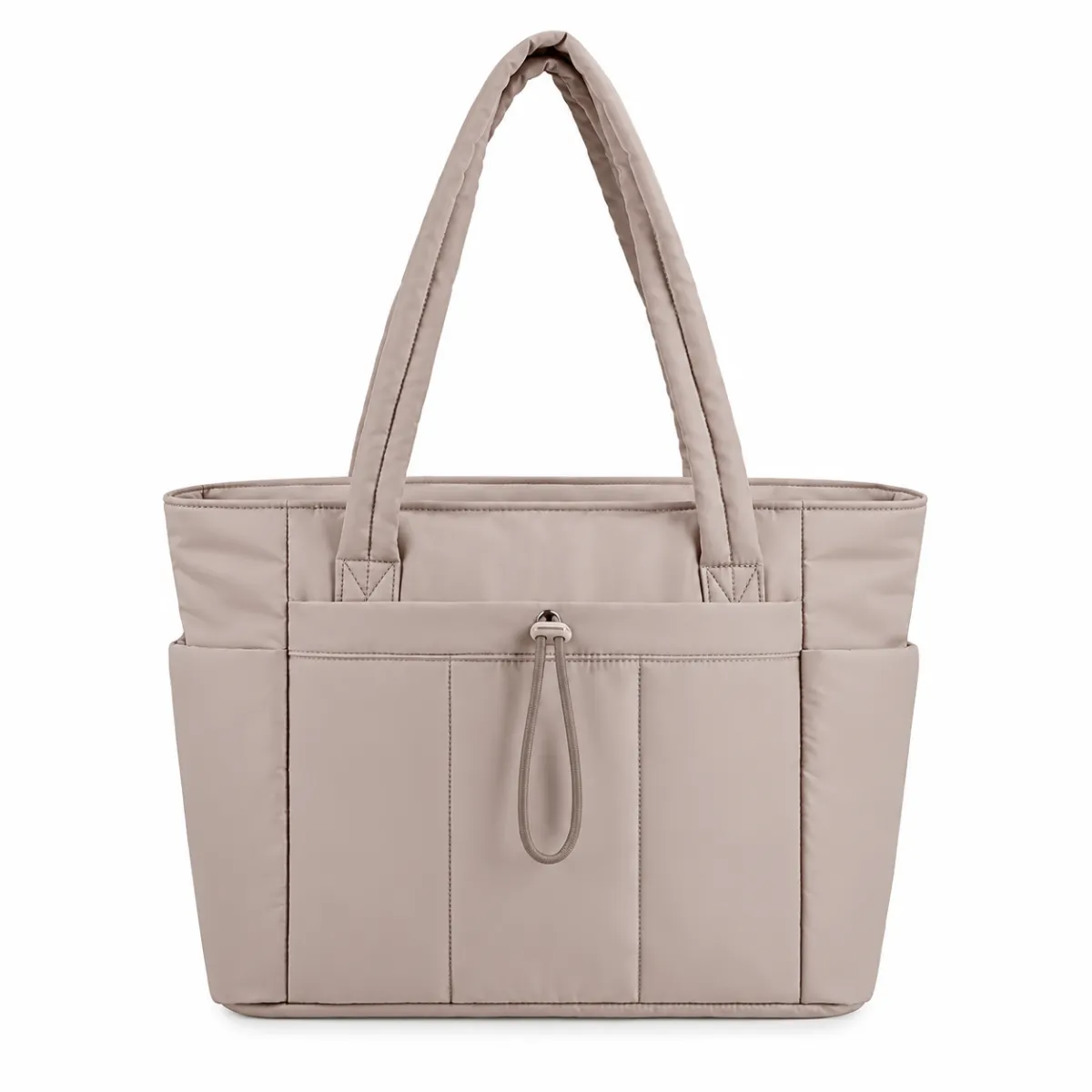Nylon Tote Bag with Laptop Sleeve and Organizer Pockets BSS-TT-014 product view