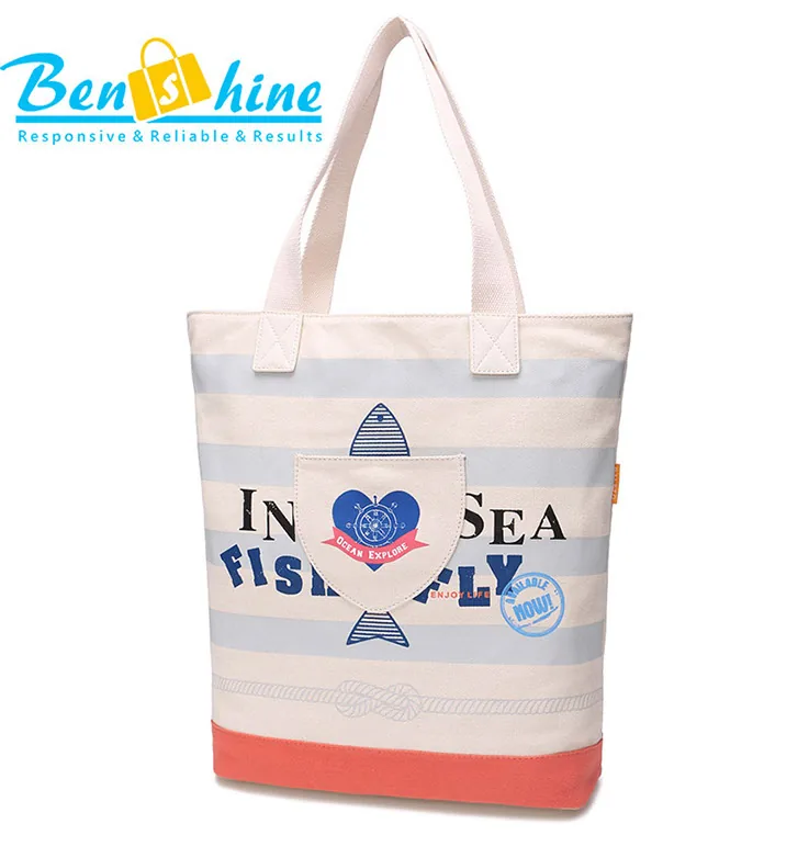 Custom Canvas Bag Reference cb4 SKU cb4 manufactured at Benshine's Xiamen factory