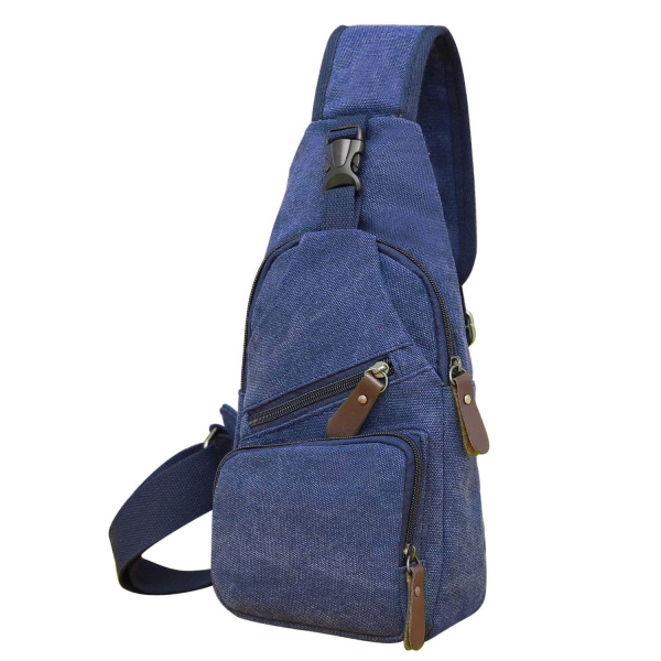 small canvas sling bag