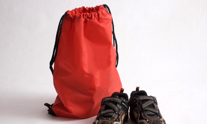 Drawstring shoe bag
